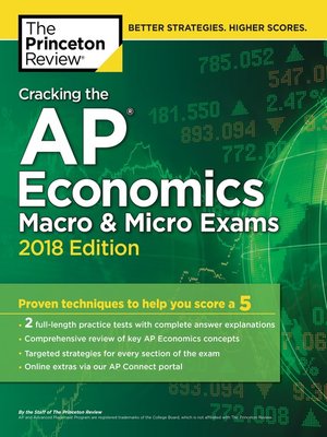 cover image of Cracking the AP Economics Macro & Micro Exams, 2018 Edition